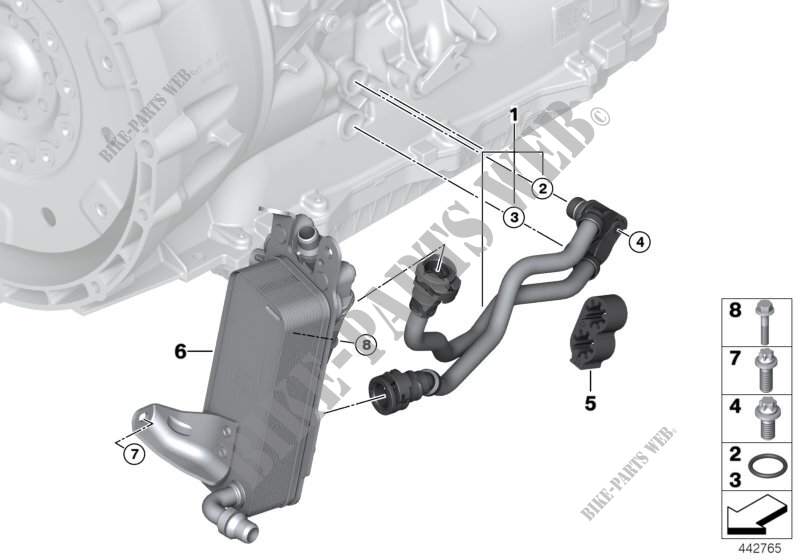 Getriebeölkühler/Ölkühlerleitung für BMW 440i