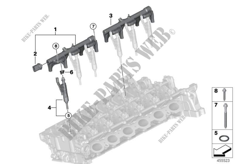 Hochdruckrail / Injektor für BMW 440i