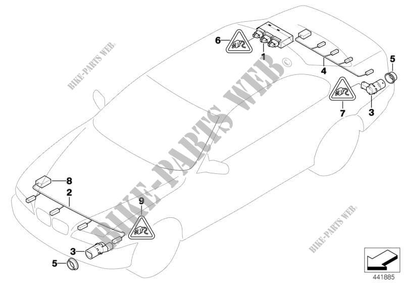 Park Distance Control (PDC) für BMW 525xi
