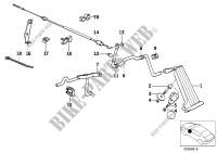 Gasbetätigung/Bowdenzug für BMW 735i
