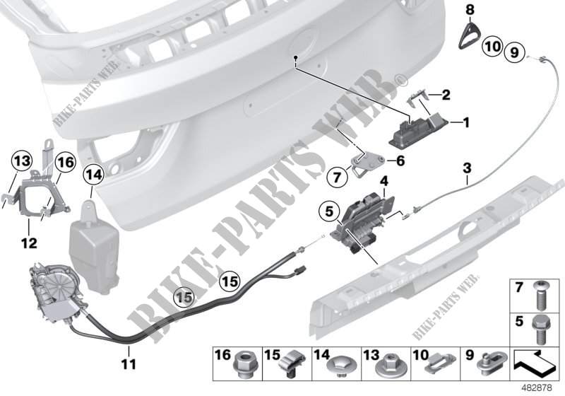 Heckklappe Schliesssystem für BMW 440i