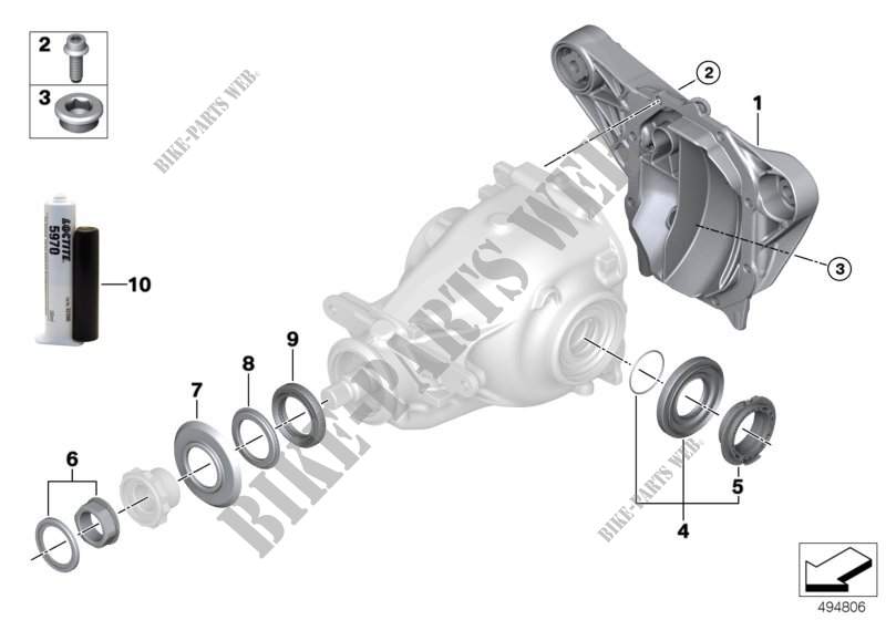 Hinterachsgetriebe Einzelteile für BMW 420i