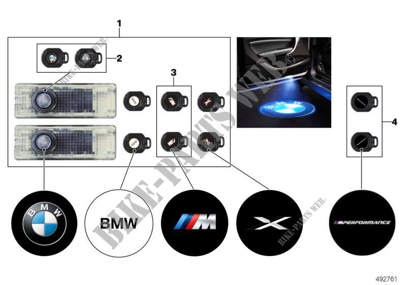 LED Türprojektor für BMW 430dX