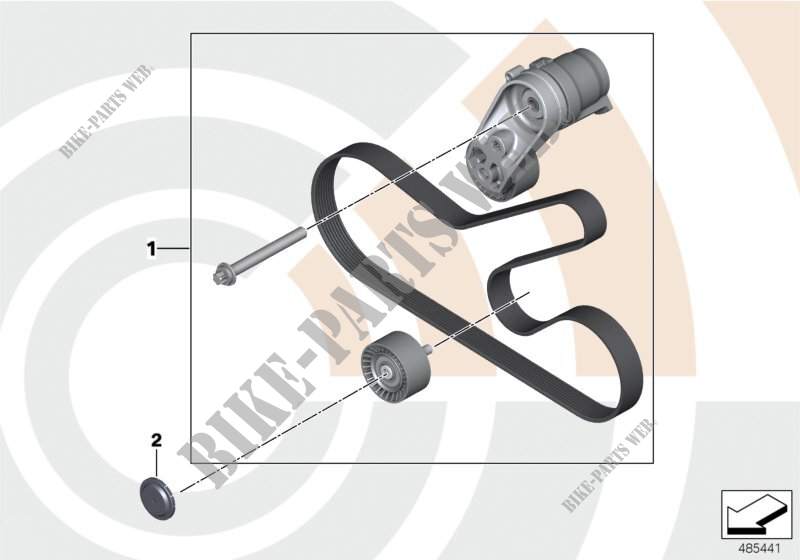 Reparatursatz Riementriebe Value Line für BMW M135i