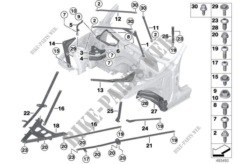 Versteifung Karosserie Vorderbau für BMW 420i
