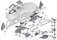 Anbauteile Instrumententafel für BMW X3 M40iX