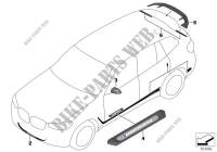 M Performance Aerodynamik Zubehörteile für BMW X3 18d