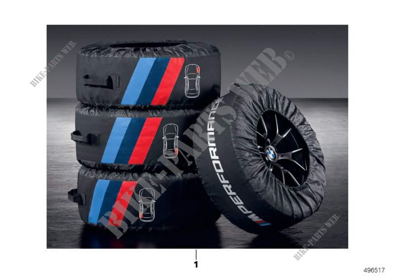M Performance Reifentaschen für BMW M235i